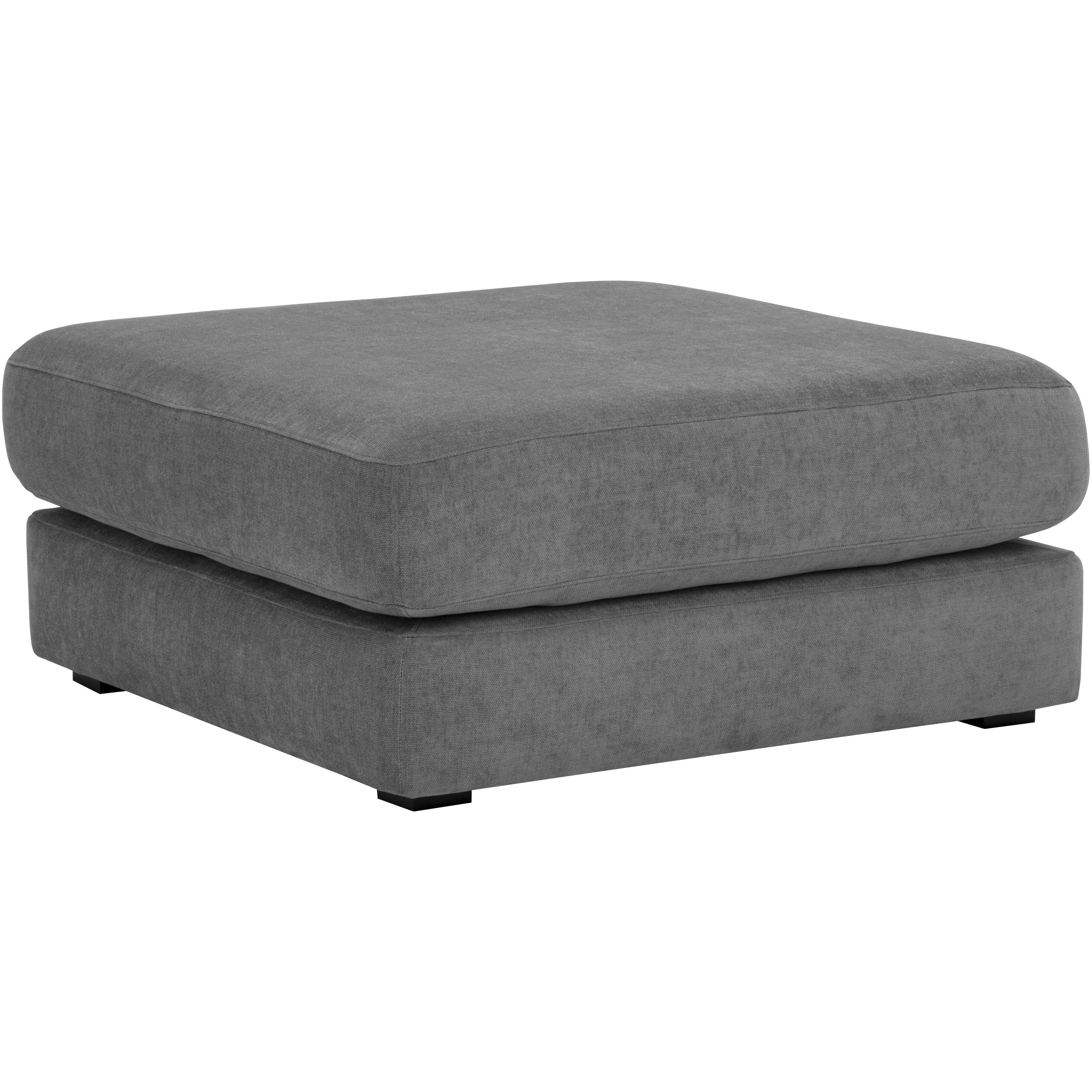 Harmony 16.5 inch Danny Dark Grey Modular Ottoman